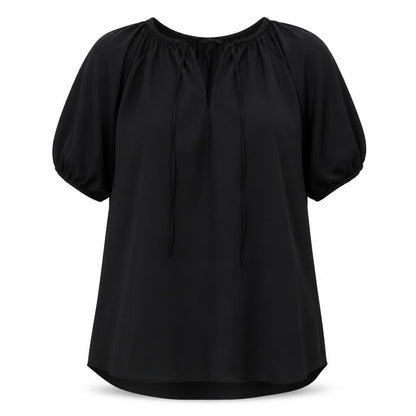 H&M Women's Black XL Shift Dress, Casual, Short Sleeve