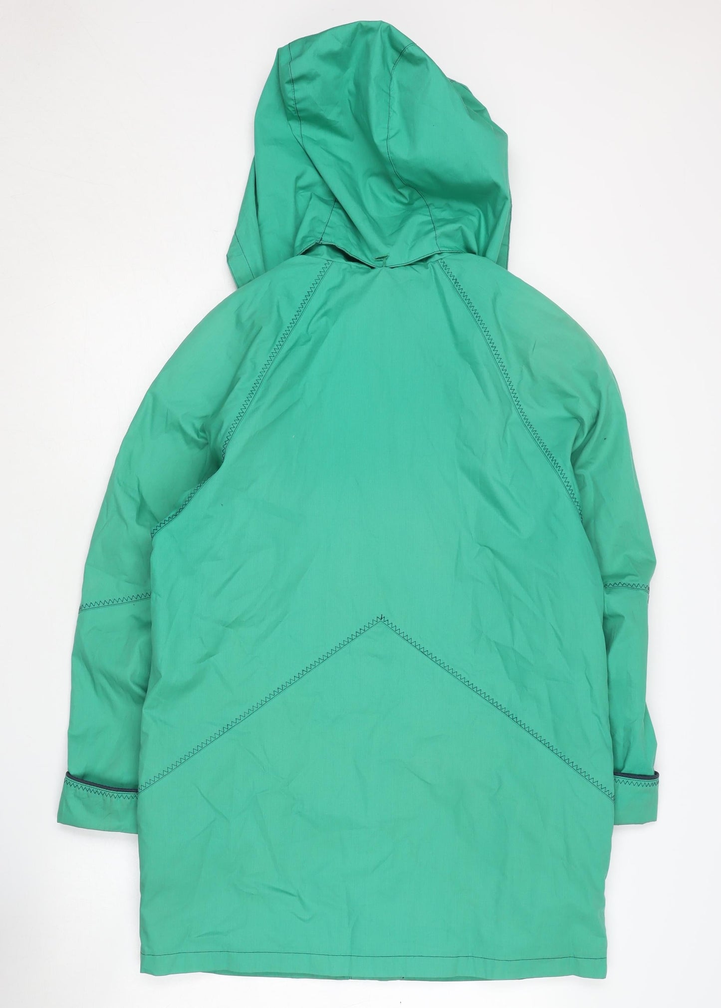 Womens UK Size S Telemac Green Rain Coat