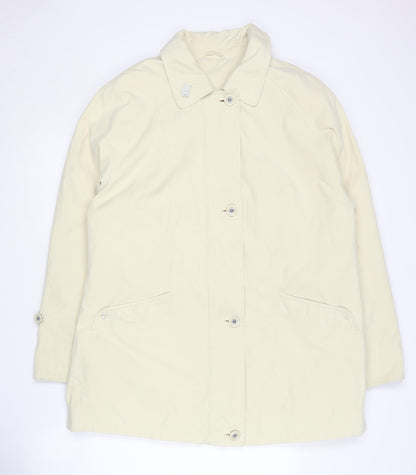 Canda Women's Beige Overcoat Size 18 Casual