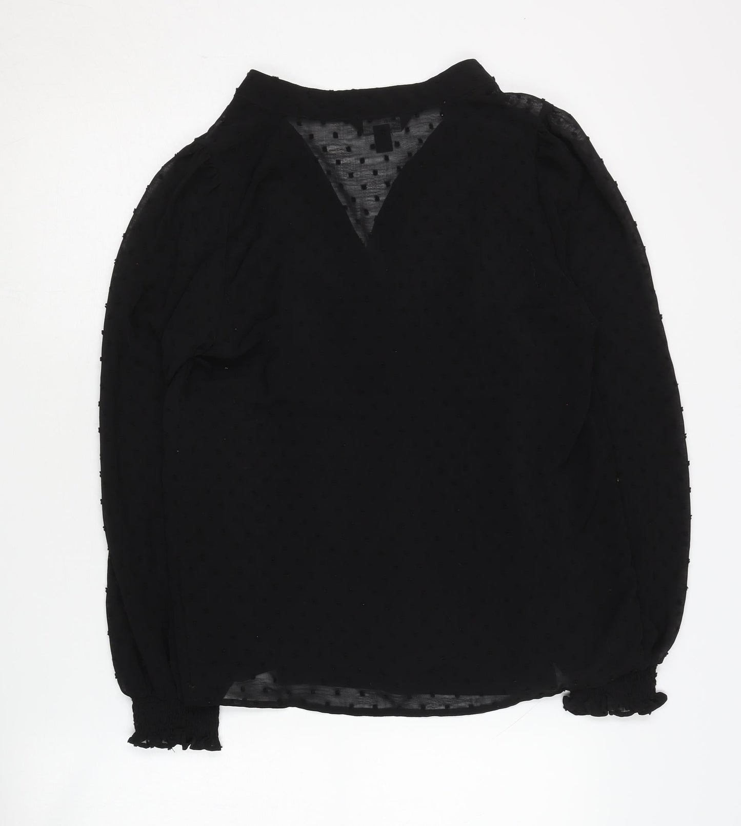 Womens UK Size 8 friends like these Black Basic Blouse
