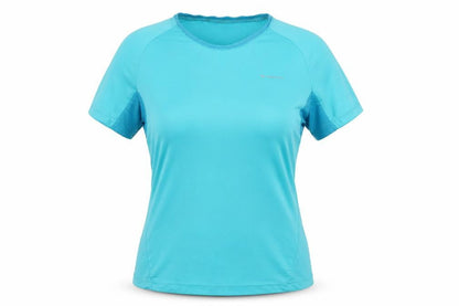 Womens UK Size 12 DECATHLON Blue Gym & Training T-Shirt