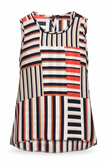Womens UK Size 8 Dorothy Perkins Multicoloured Basic Blouse