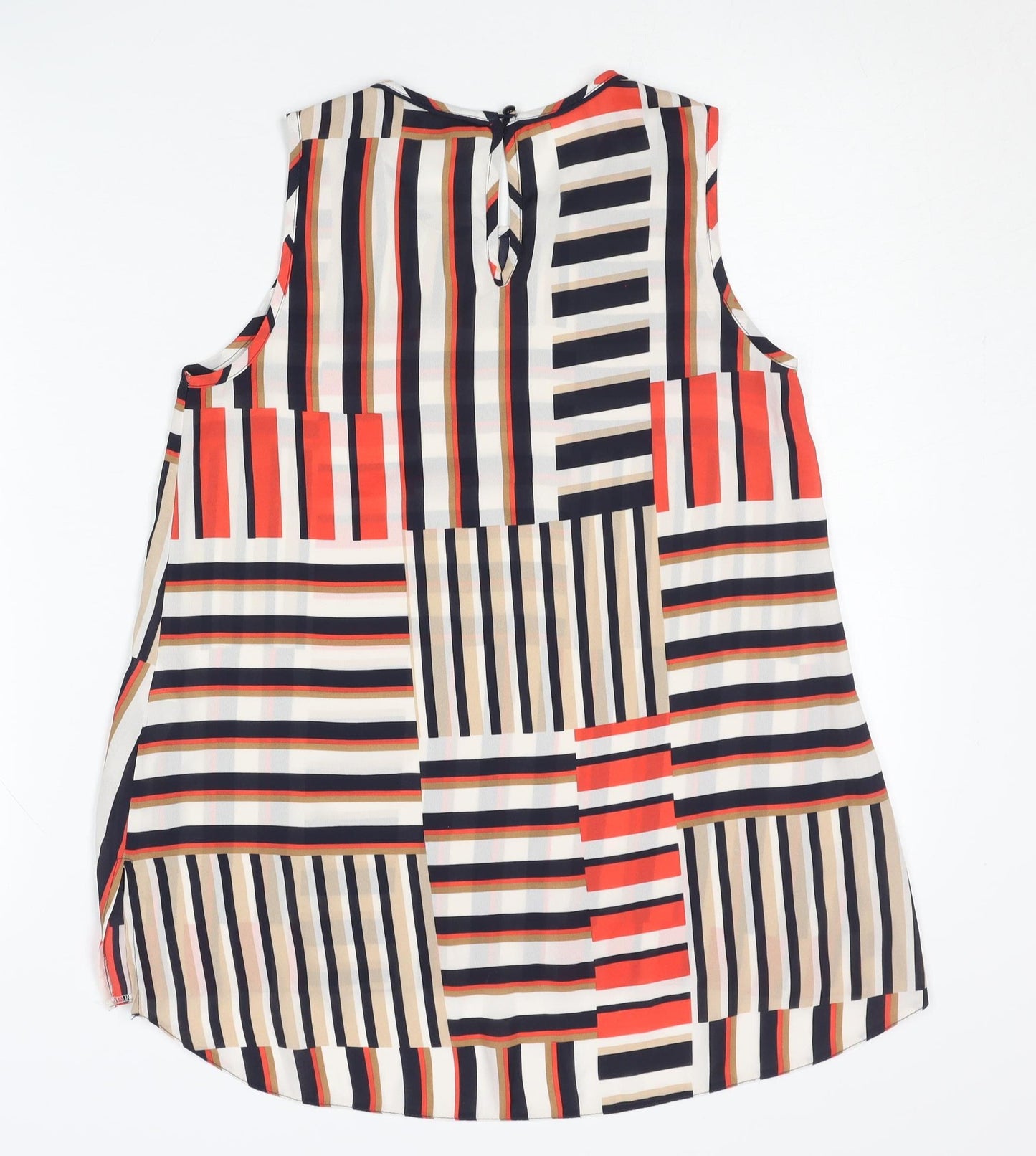Womens UK Size 8 Dorothy Perkins Multicoloured Basic Blouse
