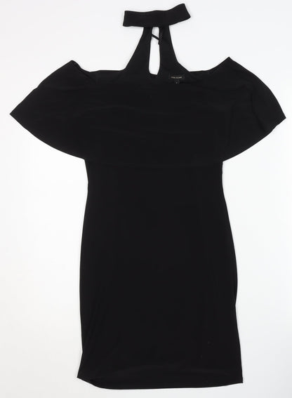 River Island Women's Black Halter Dress Size 8