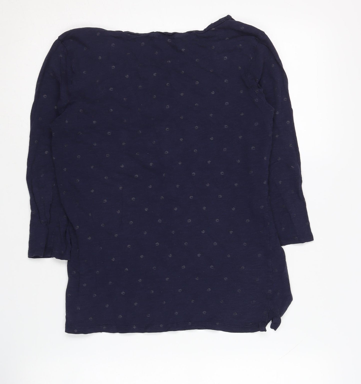 Gap Women's Blue 3/4 Sleeve T-Shirt Cotton Blend M