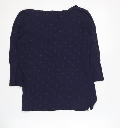 Gap Women's Blue 3/4 Sleeve T-Shirt Cotton Blend M