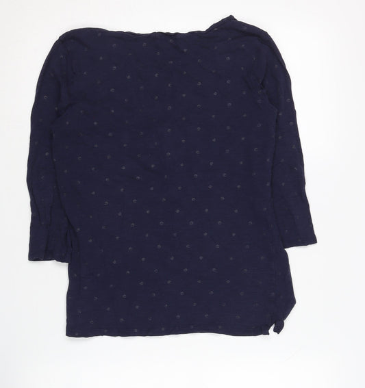 Gap Women's Blue 3/4 Sleeve T-Shirt Cotton Blend M