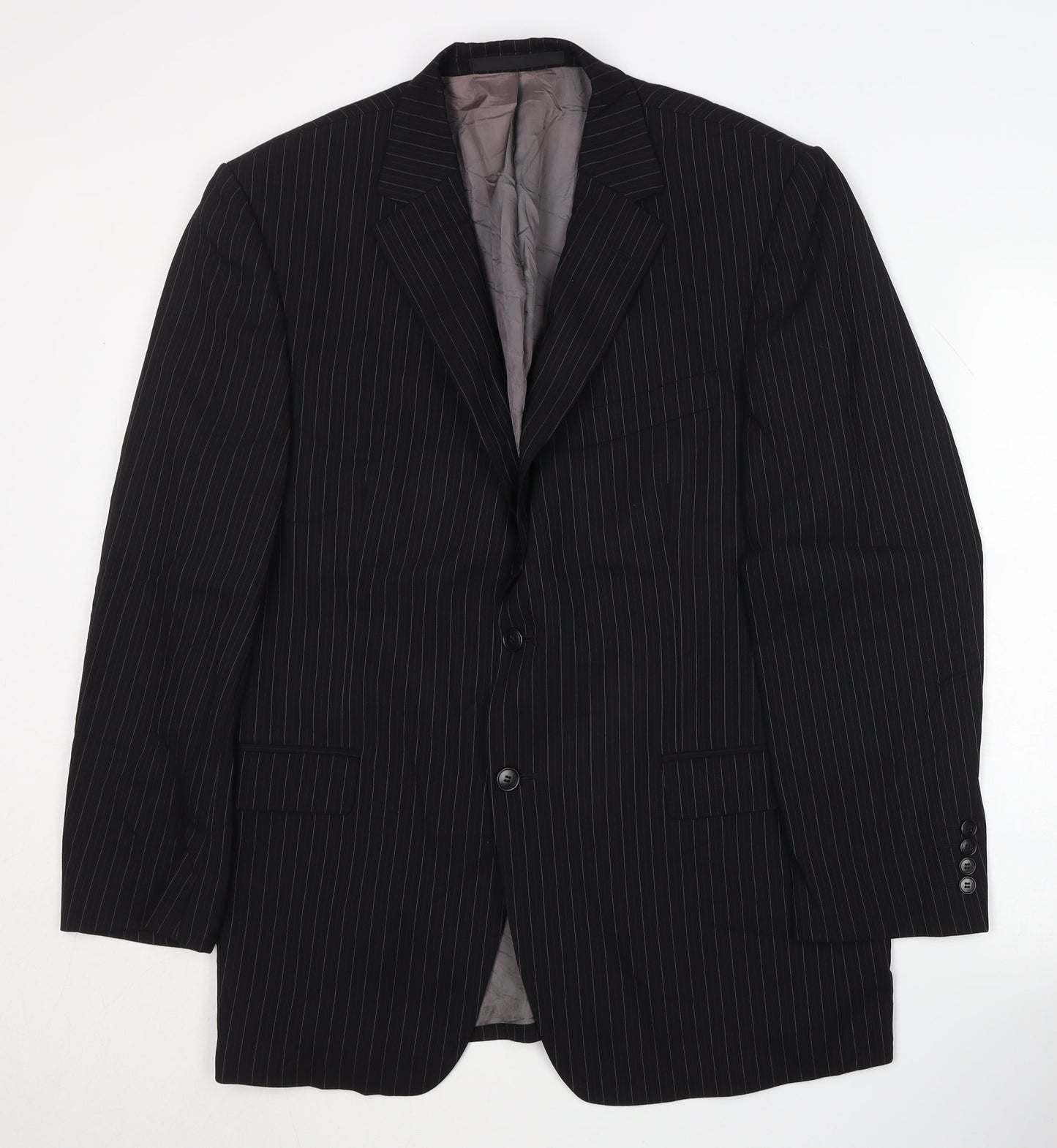 Mens UK Size 42 Marks and Spencer Regular Black Suit Jacket