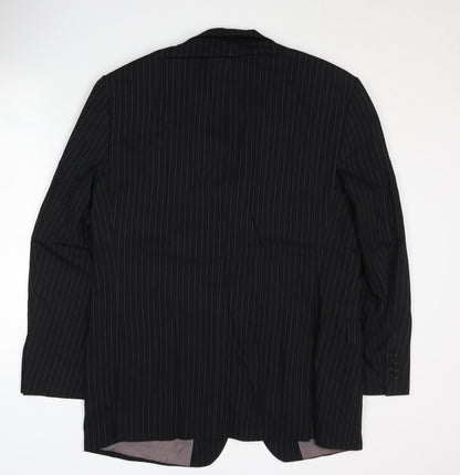 Mens UK Size 42 Marks and Spencer Regular Black Suit Jacket