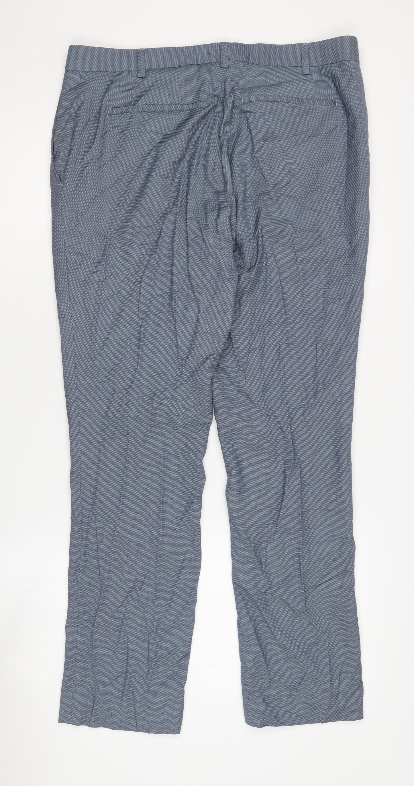 Fellini Men's Blue Dress Pants 38S Tailored Fit