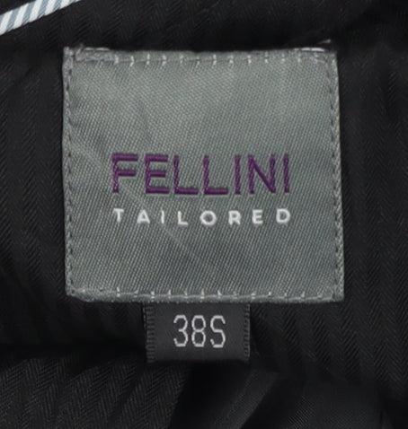 Fellini Men's Blue Dress Pants 38S Tailored Fit