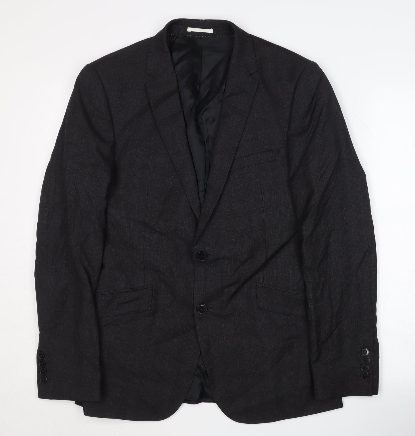 Kin by John Lewis Men's Black Slim Fit Blazer 38