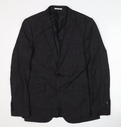 Kin by John Lewis Men's Black Slim Fit Blazer 38