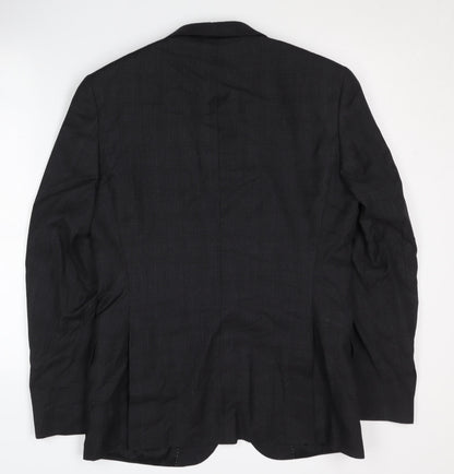 Kin by John Lewis Men's Black Slim Fit Blazer 38