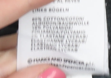 Marks & Spencer Men’s Black Corduroy Trousers 38 in