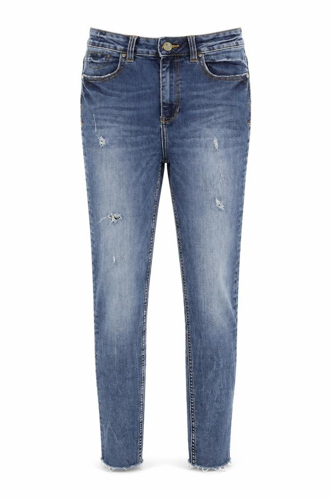 Womens UK Size 10 Zara Slim Fit Skinny Blue Jeans