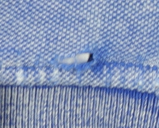 Nike Men's Blue Acid Wash Polo, XL, Short Sleeve