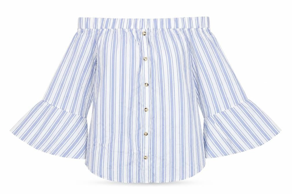 Front view of Miss Selfridge Women’s Multicoloured, size UK 10, Blouse