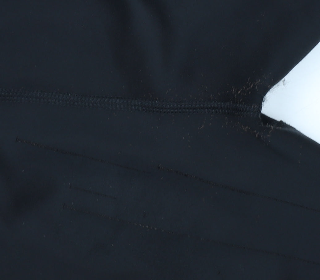 Adidas Women's Black & Blue Slim Fit Leggings Size 12