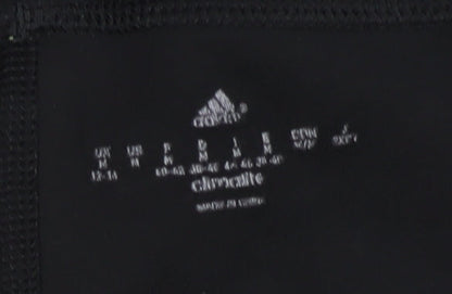 Adidas Women's Black & Blue Slim Fit Leggings Size 12