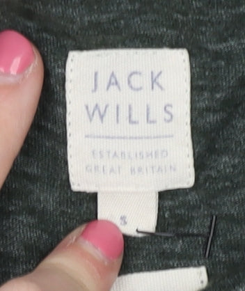 Jack Wills Men's Grey Crew Neck T-Shirt - Size S