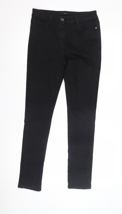 M&Co Women's Black Skinny Jeans Size 10