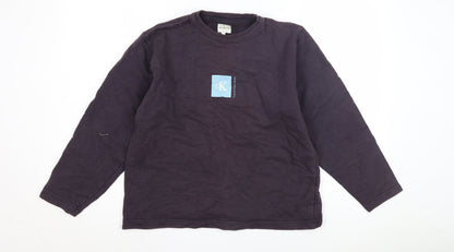 Unisex Adults UK Size M Calvin Klein Purple Pullover Sweatshirt