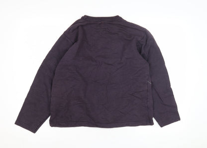 Unisex Adults UK Size M Calvin Klein Purple Pullover Sweatshirt
