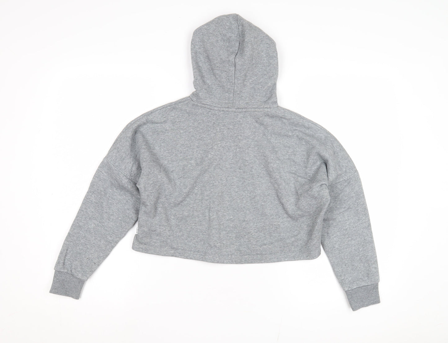 Puma Women's Grey Pullover Hoodie M Casual Logo