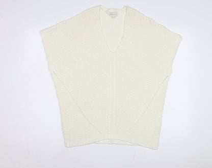 Womens UK Size S Monsoon Ivory Vest Jumper