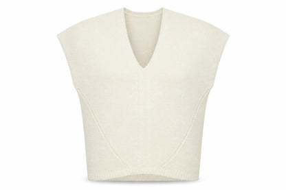 Womens UK Size S Monsoon Ivory Vest Jumper
