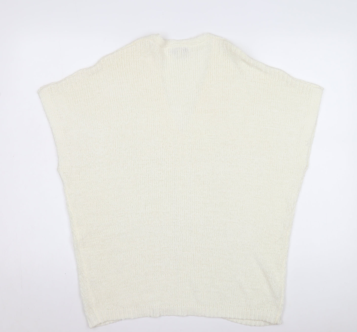 Womens UK Size S Monsoon Ivory Vest Jumper