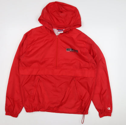 Mens UK Size S Champion Red Anorak Coat