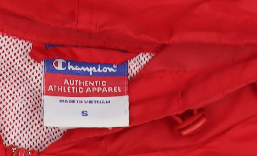 Mens UK Size S Champion Red Anorak Coat