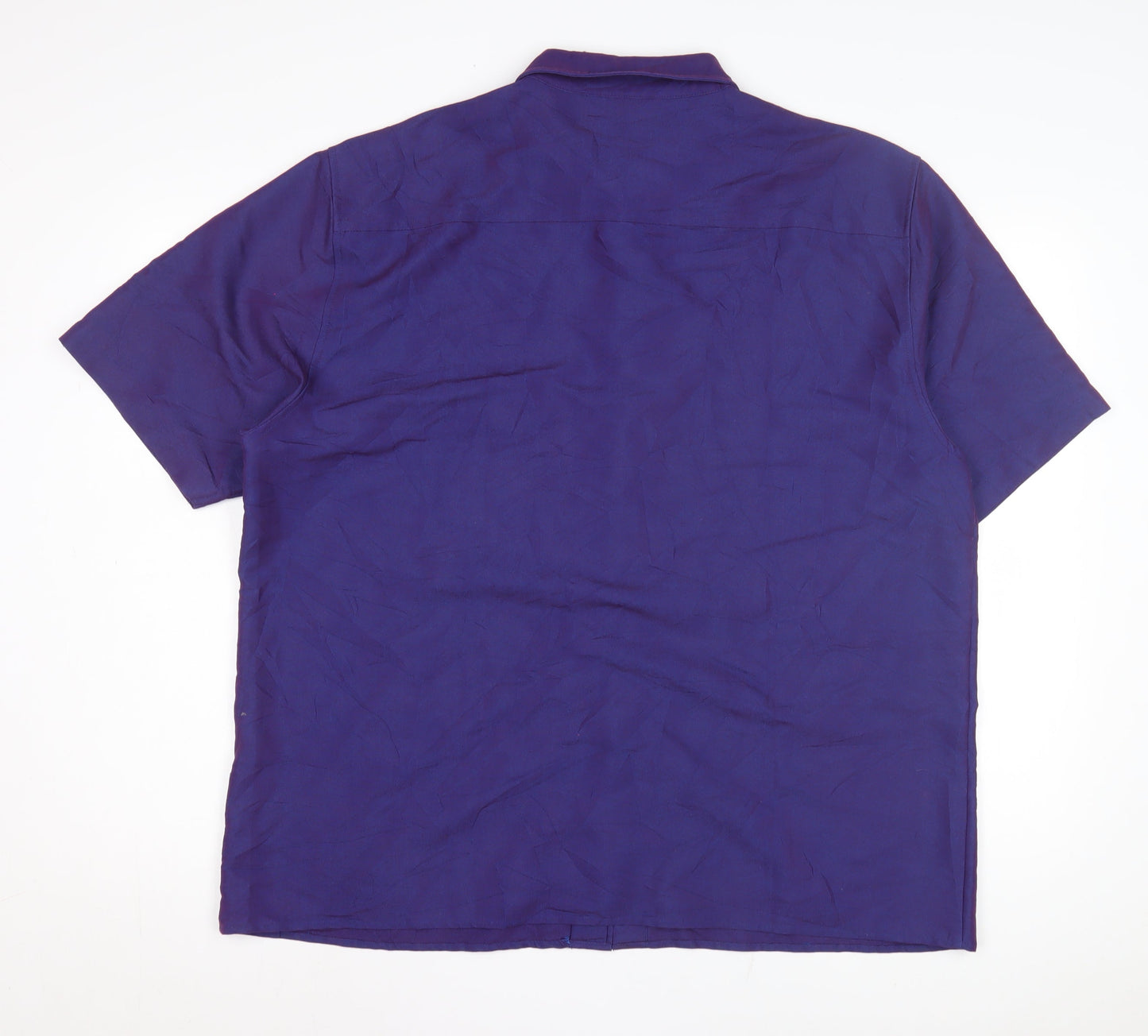 Burton Menswear Purple Short Sleeve Shirt - L