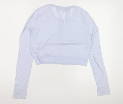 French Connection Women's Blue Cardigan Small