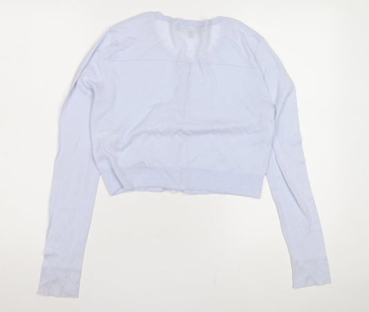 French Connection Women's Blue Cardigan Small