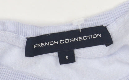 French Connection Women's Blue Cardigan Small