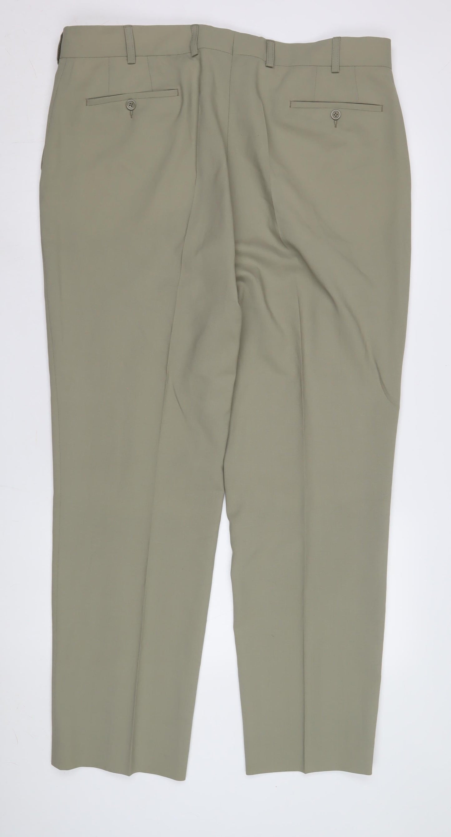 Milan Collection Men's Beige Trousers 46R Business