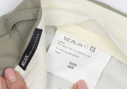 Milan Collection Men's Beige Trousers 46R Business