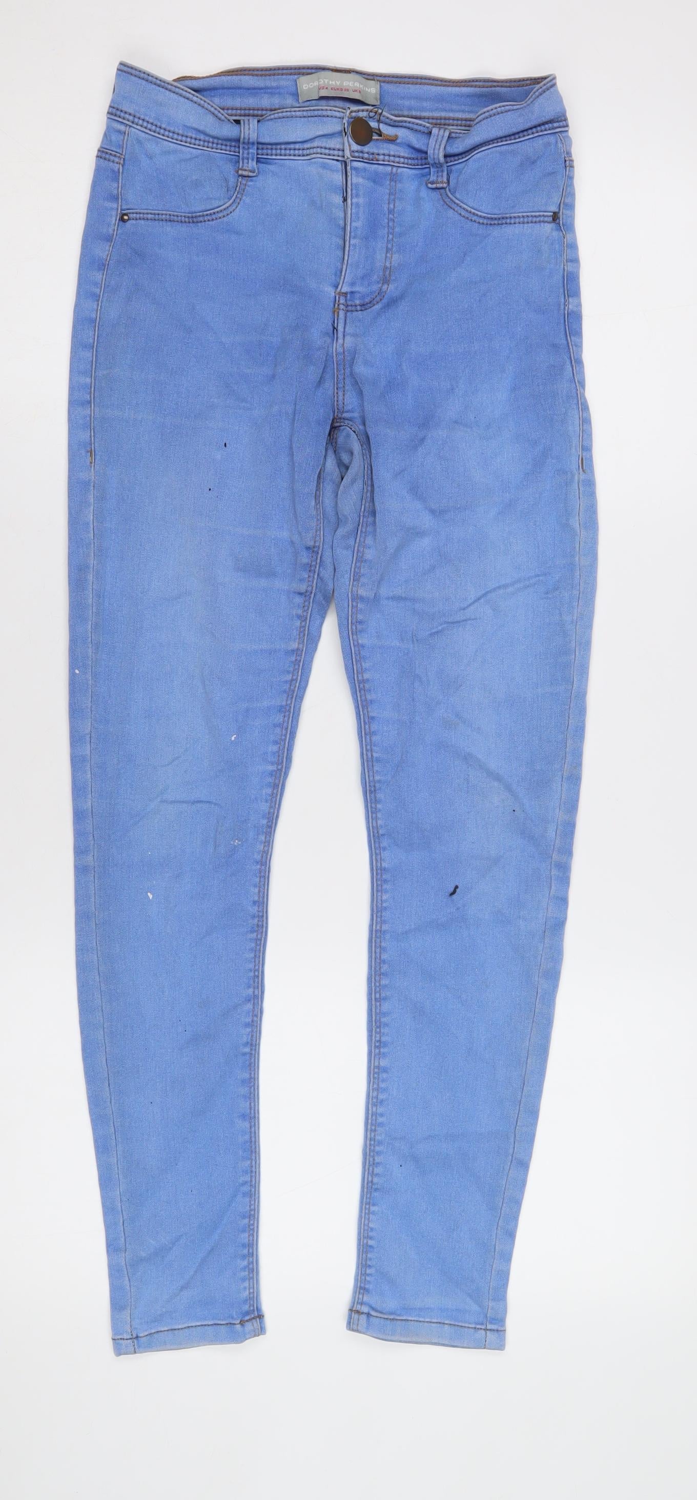 Dorothy Perkins Women's Blue Skinny Jeans Size S