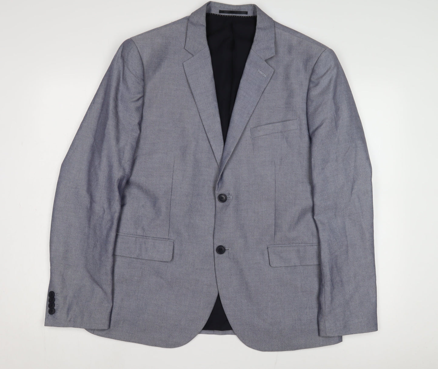 Mens UK Size 44 H&M Regular Grey Suit Jacket