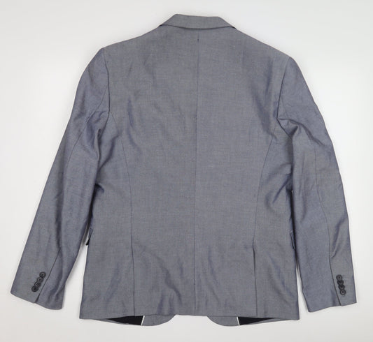 Mens UK Size 44 H&M Regular Grey Suit Jacket