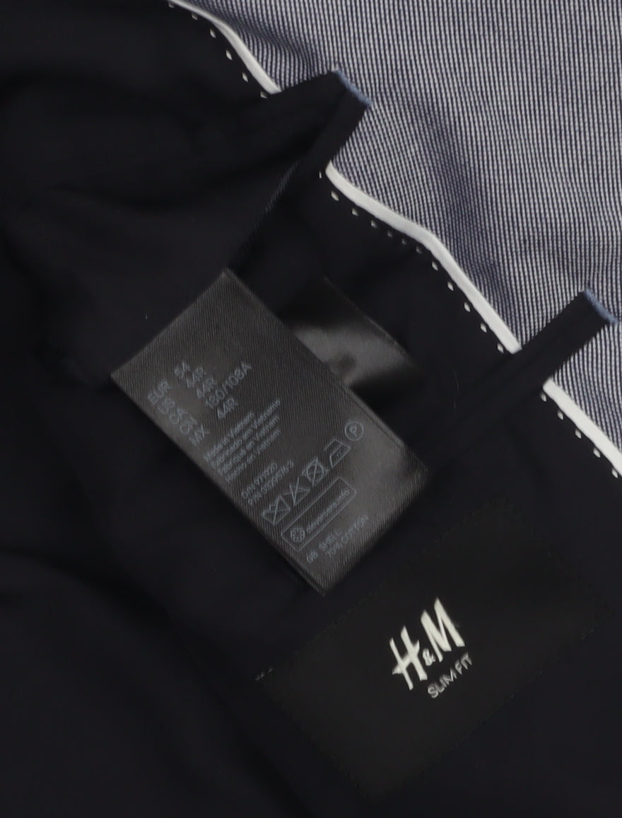 Mens UK Size 44 H&M Regular Grey Suit Jacket