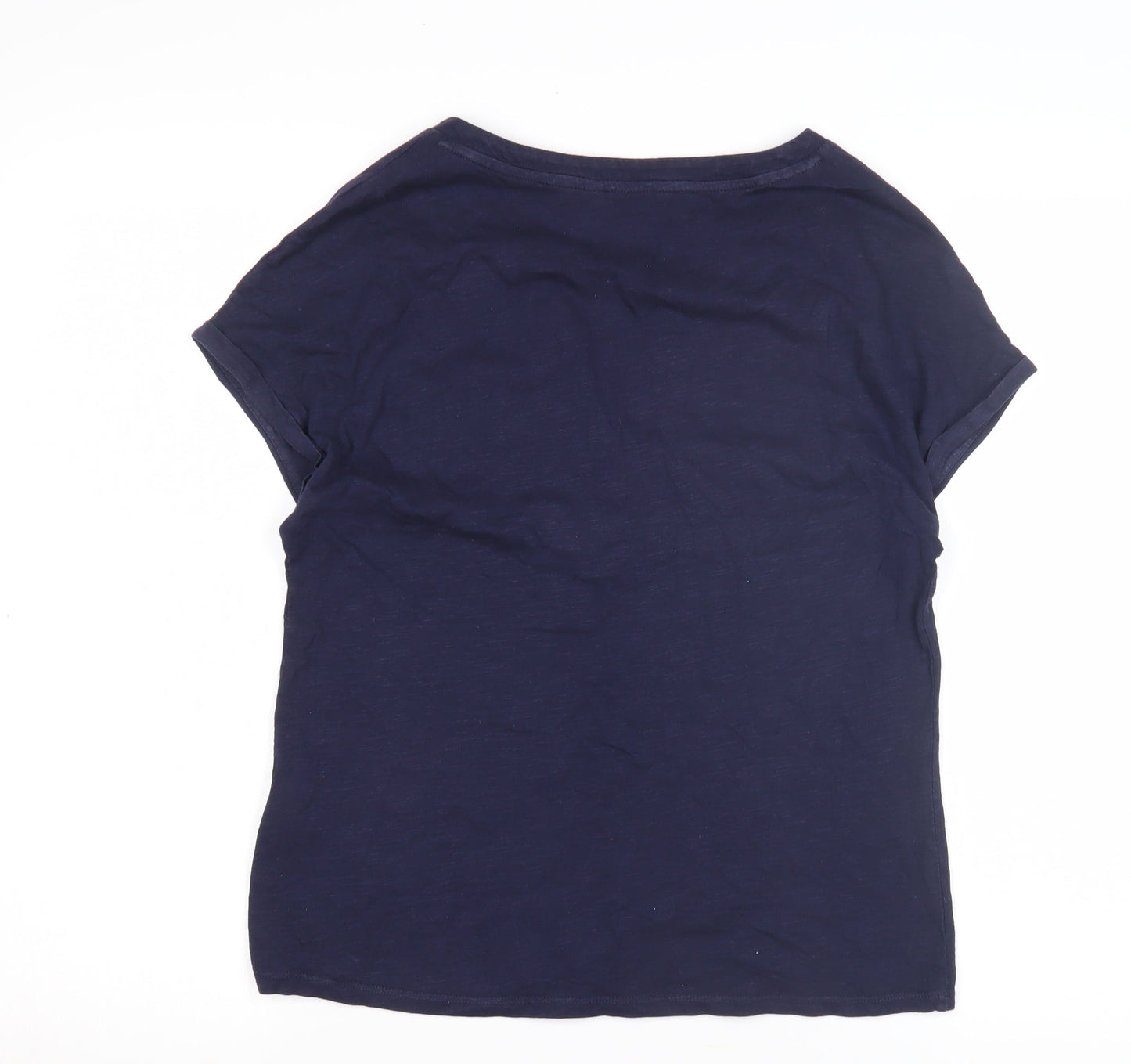 Boden Women's Blue XS Henley T-Shirt Casual