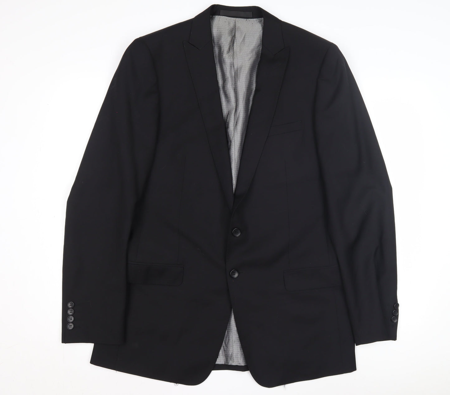 Mens UK Size 40 Marks and Spencer Regular Black Suit Jacket