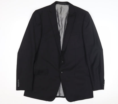 Mens UK Size 40 Marks and Spencer Regular Black Suit Jacket