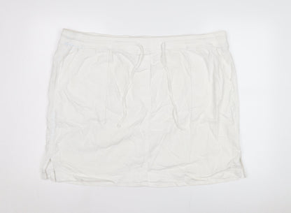 Marks and Spencer Women's Ivory Plus Size Skirt