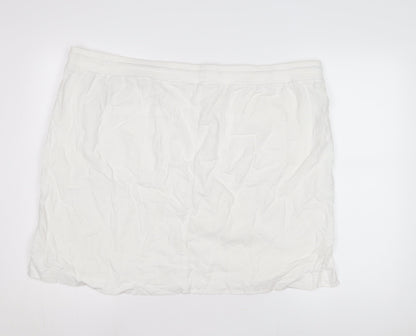 Marks and Spencer Women's Ivory Plus Size Skirt