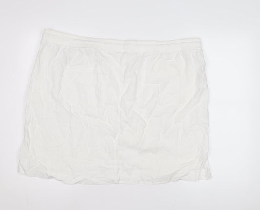 Marks and Spencer Women's Ivory Plus Size Skirt